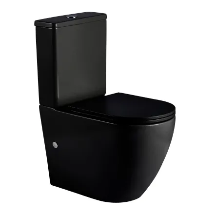 Унітаз підлоговий IMPRESE LESNA i11507 black, чорний